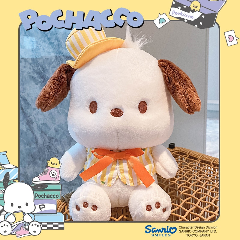 25 40cm Cartoon Sanrio Pochacco Plush Toy Soft Stuffed Doll Cute Sofa Cushion Bedroom Decoration Baby 2 - Pochacco Plush