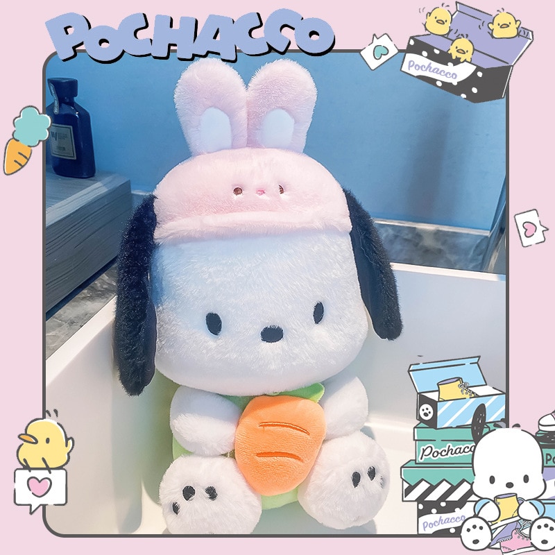 25 40cm Cartoon Sanrio Pochacco Plush Toy Soft Stuffed Doll Cute Sofa Cushion Bedroom Decoration Baby 4 - Pochacco Plush