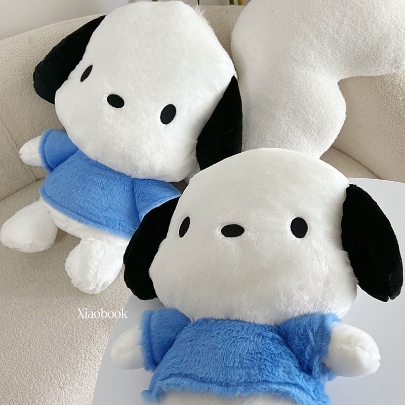 BIg Size Sanrio Pochacco Stuffed Doll Pillow Melody Kuromi Cinnamoroll Dog Pochacco Plush Toys Sofa Cushion - Pochacco Plush