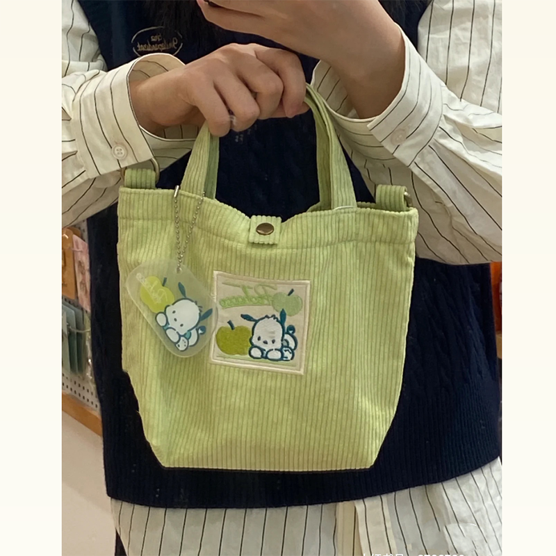 Kawaii Pochacco Bag Cartoon Cute Sanrioed Anime Series Simple Trend Fashion Cross Body Storage Travel Bag 2 - Pochacco Plush