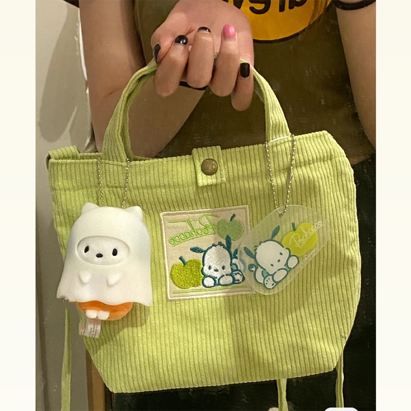 Kawaii Pochacco Bag Cartoon Cute Sanrioed Anime Series Simple Trend Fashion Cross Body Storage Travel Bag 3 - Pochacco Plush
