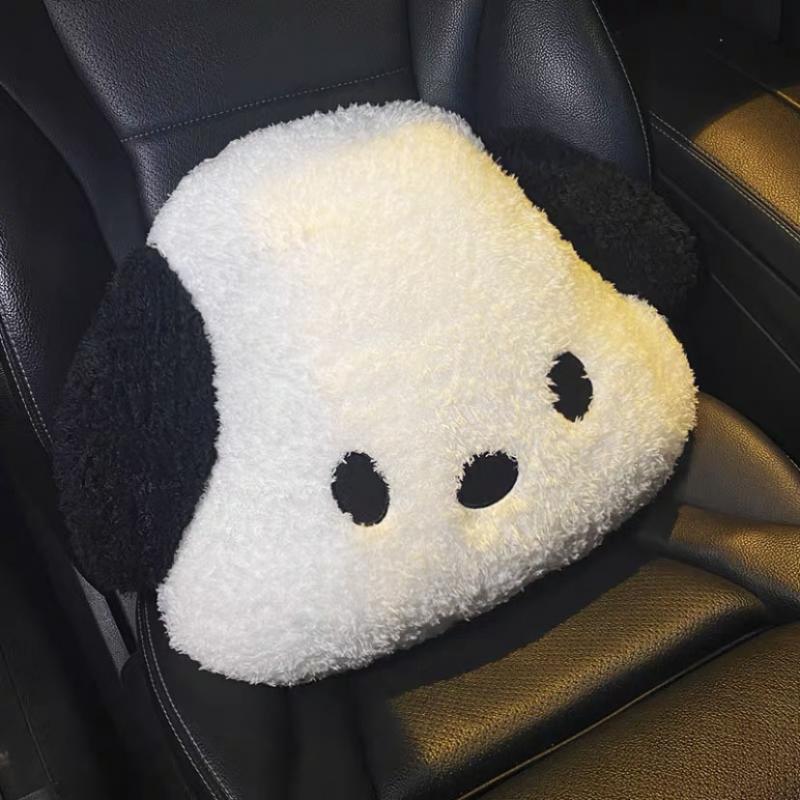 Kawaii Sanrio Pochacco Maoqi Car Cushion Pillow Cute Cartoon Women Car Interior Products Waist Care Women 5 - Pochacco Plush