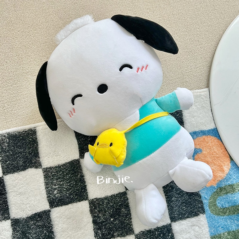 New Sanrio Series Pochacco Kawaii Plush Pillow Doll Toy Puppy Dog Plushed Doll 25cm 35cm Room 2 - Pochacco Plush