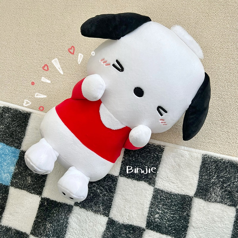 New Sanrio Series Pochacco Kawaii Plush Pillow Doll Toy Puppy Dog Plushed Doll 25cm 35cm Room 3 - Pochacco Plush
