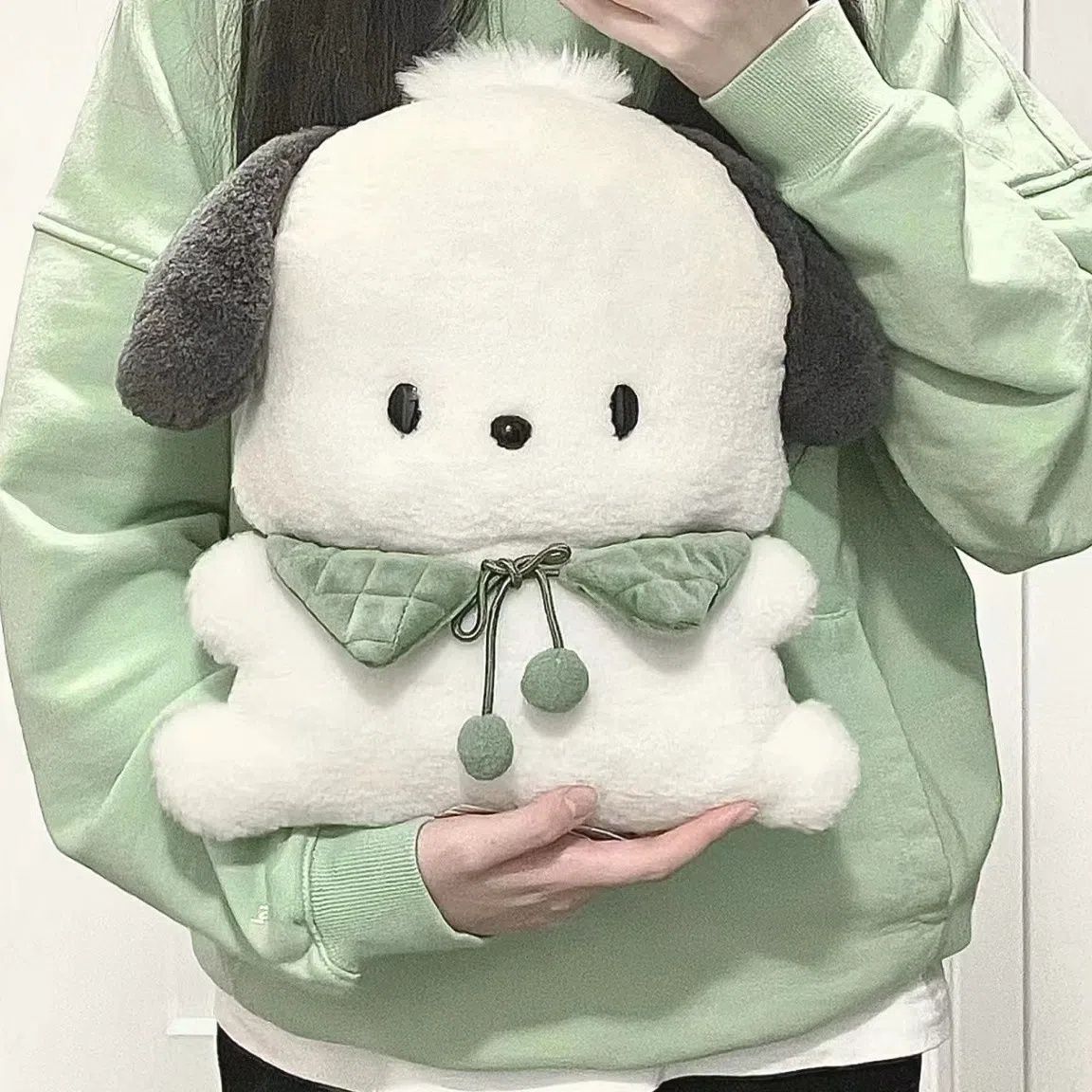 Sanrio Kawaii Pochacco Plush Doll Pillow Cartoon Toys Sofa Home Decoration Anime Plushies Girl Heart Surprise - Pochacco Plush
