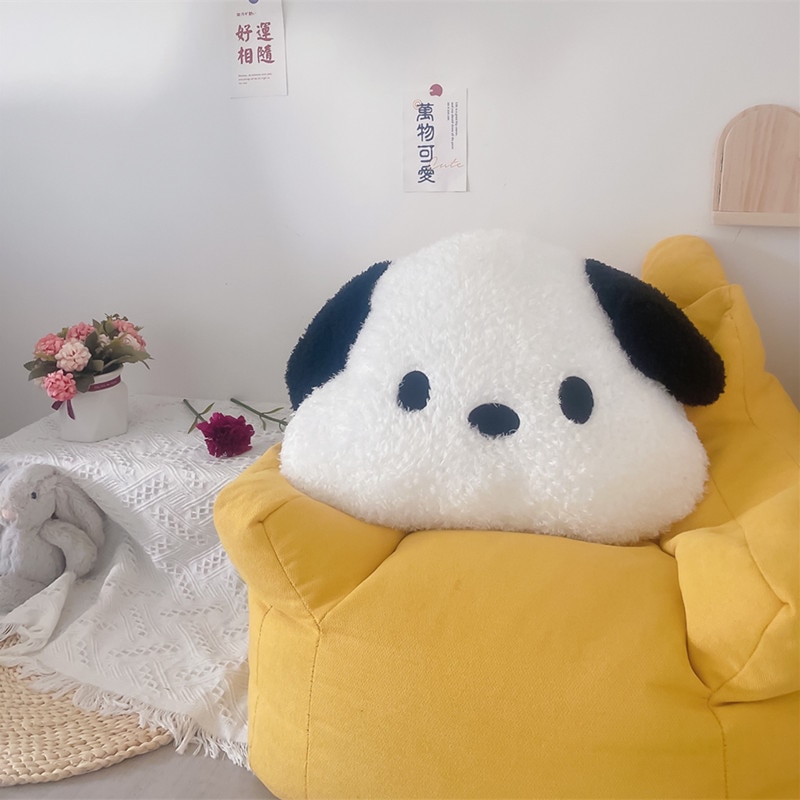 Sanrio Pochacco Stuffed Doll Car Headrest Neck Pillow Lumbar Support Plush Toys Sofa Cushion Room Decor 3 - Pochacco Plush