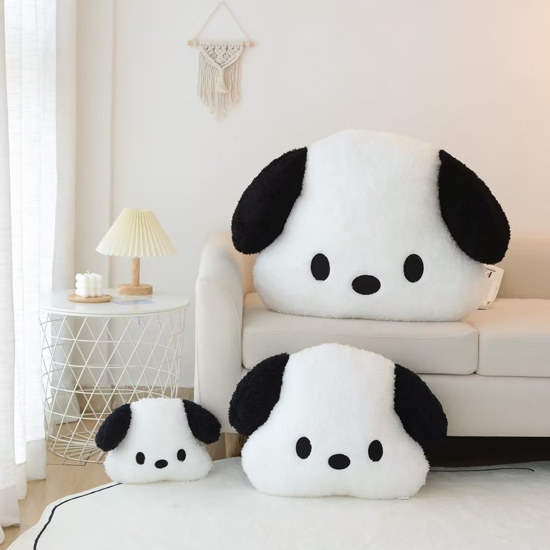 TAKARA TOMY Cute Pochacco Plush Toy Stuffed Anime Lovely White Dog Plushies Kawaii Throw Pillow Back 1 - Pochacco Plush