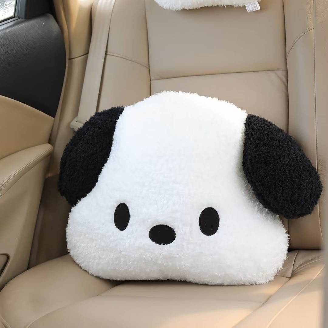 TAKARA TOMY Cute Pochacco Plush Toy Stuffed Anime Lovely White Dog Plushies Kawaii Throw Pillow Back 5 - Pochacco Plush
